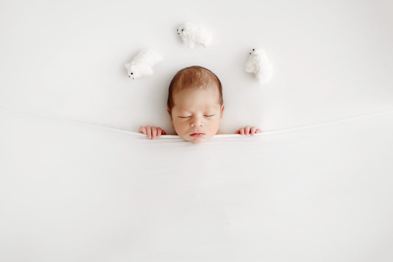 Bromley Newborn Photographer | portrait of a newborn baby boy sleeping