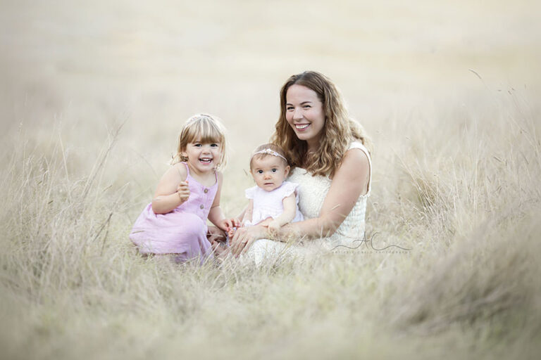 Bromley Family Photography Services | an outdoor portrait of mum and her 2 daughters