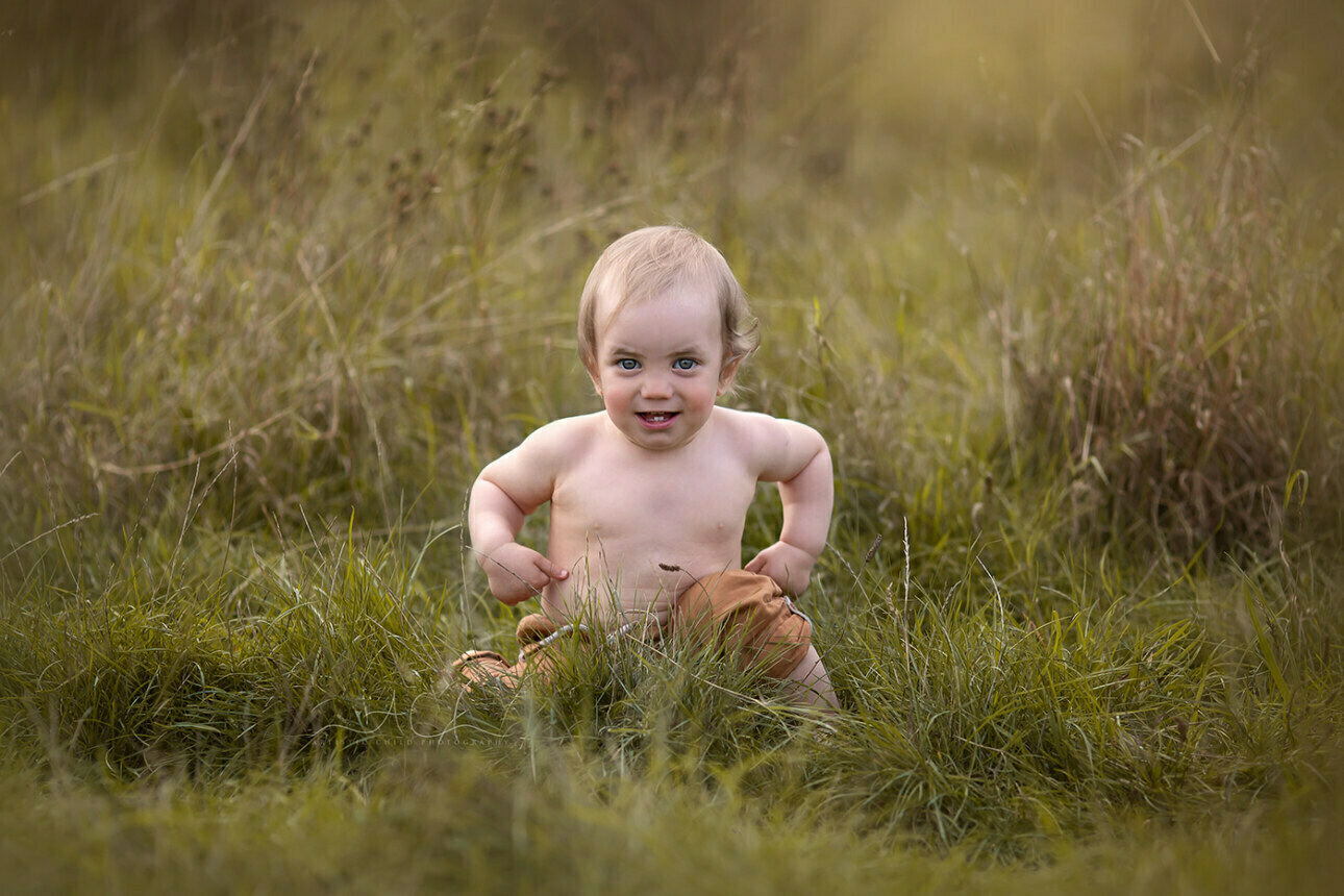 6 Gorgeous Bromley Toddler Pictures | Gabriel 3 photo of a 1 year old toddler boy sitting in the grass | Bromley