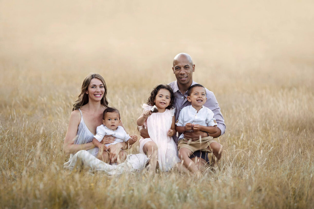 London Family Photography 21 London Family Photography | family of 5 portrait taken in a grass field during summer