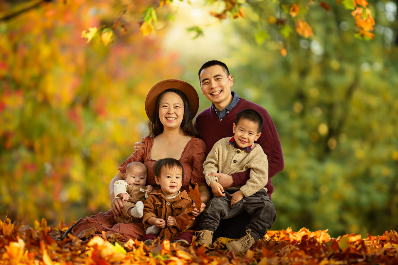 London Family Photography 43 London Family Pictures | photo of parents and their 3 boys taken during autumn family session
