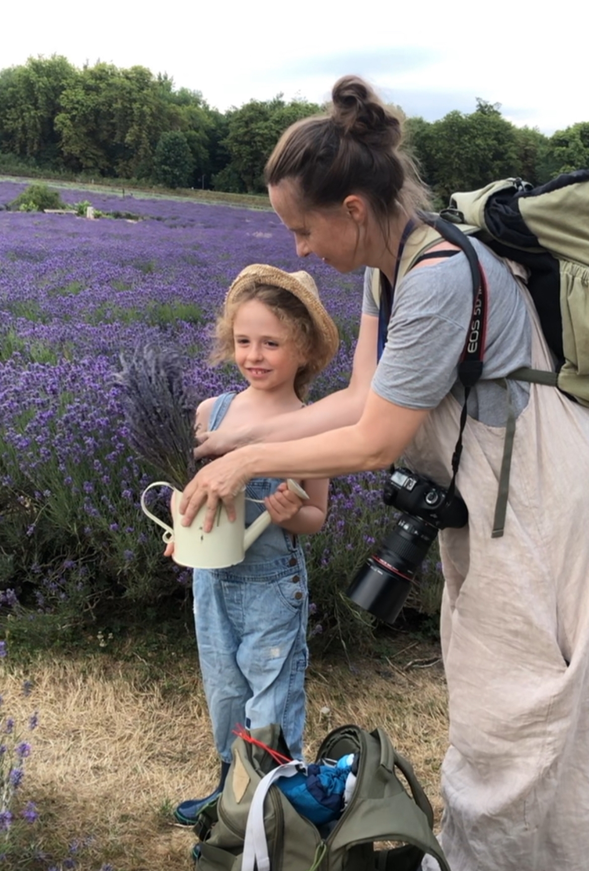 Mayfield Lavender Field Mini Sessions behind the scenes